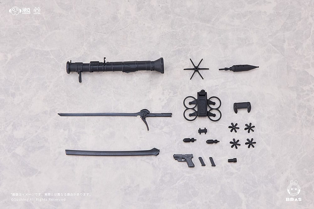 Bunny Rapid Action Squad Actionfigur 1/12 Attacker Runa 16 cm Image 16