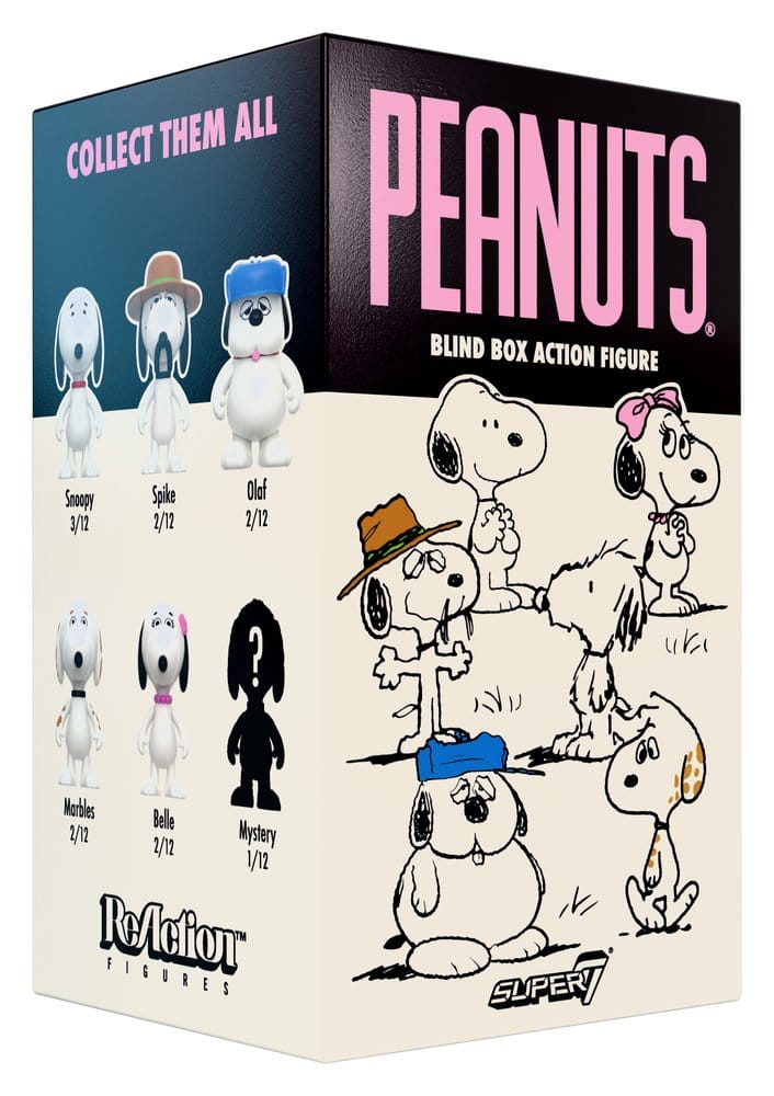 Peanuts ReAction Actionfiguren Snoopy's Siblings Wave 10 Blind Box 10 cm Display (12) Image 8