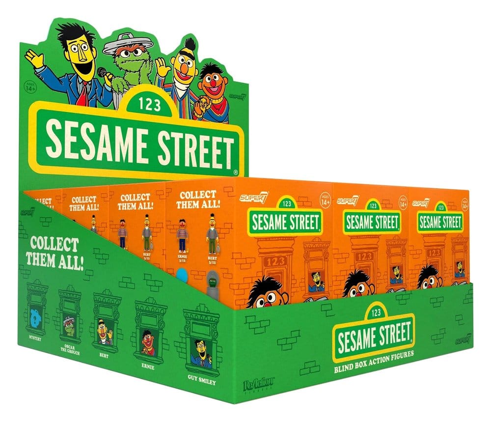 Sesamstraße Actionfigur Blind Box Wave 3 Display (12) Image 1