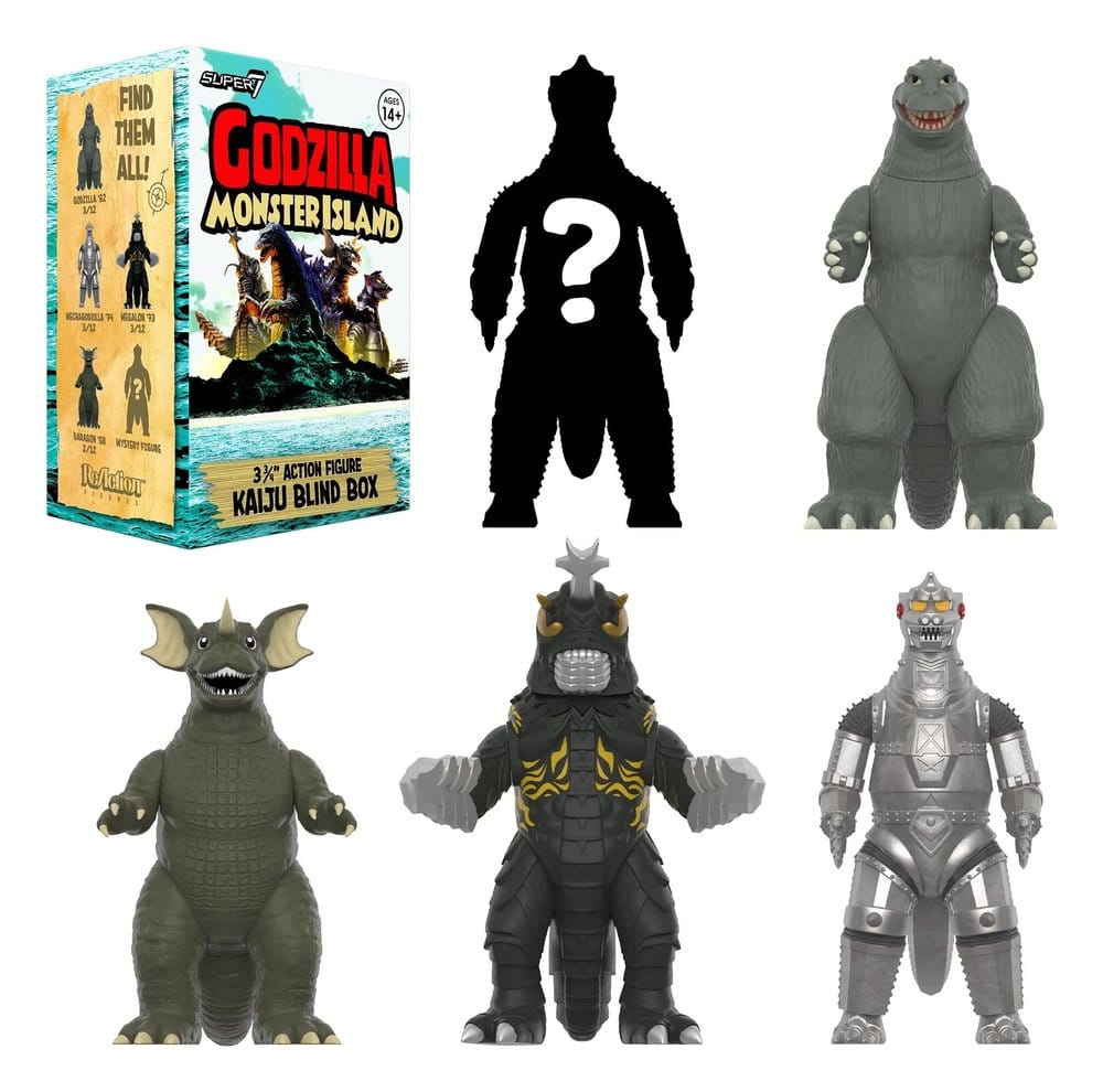 Godzilla Toho (Monster Island) Actionfigur Blind Box Wave 7 Display (12) Image 3
