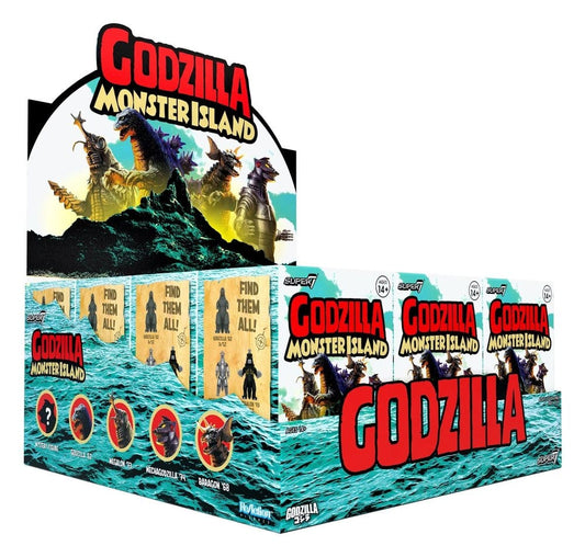 Godzilla Toho (Monster Island) Actionfigur Blind Box Wave 7 Display (12) Image 1