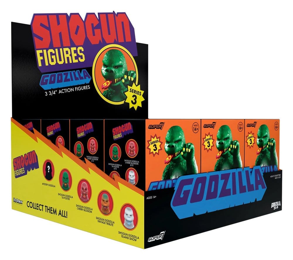 Godzilla Toho (Shogun V3) Actionfigur Blind Box Wave 9 Display (12) Image 1