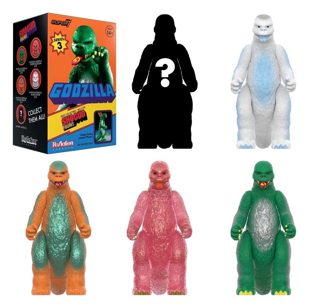 Godzilla Toho (Shogun V3) Actionfigur Blind Box Wave 9 Display (12) Image 2