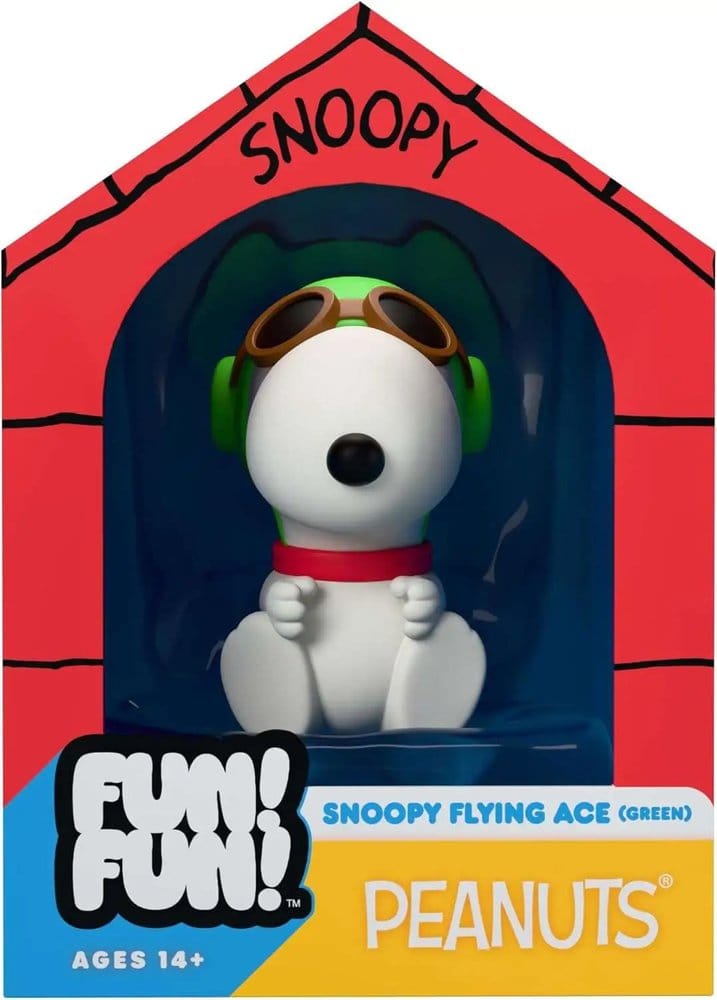 Vintage Peanuts Fun! Fun! Minifigur Snoopy (Green Hat Flying Ace) Image 1