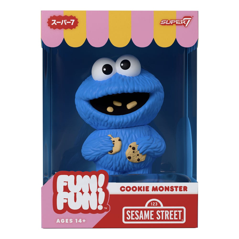 Sesamstraße FUN! FUN! Soft Vinyl Figur Wave 02 Cookie Monster 13 cm Image 2