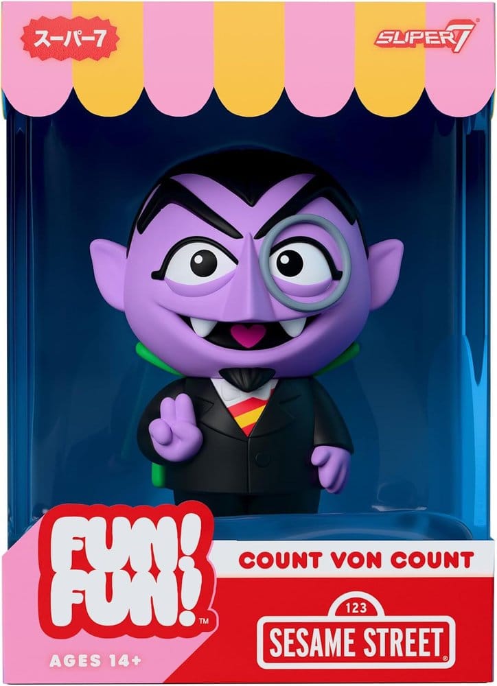 Sesamstraße Fun! Fun! Soft Vinyl Figur Wave 01 - Count von Count 18 cm Image 1