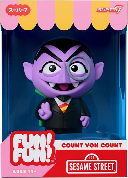 Sesamstraße Fun! Fun! Soft Vinyl Figur Wave 01 - Count von Count 18 cm Image 1