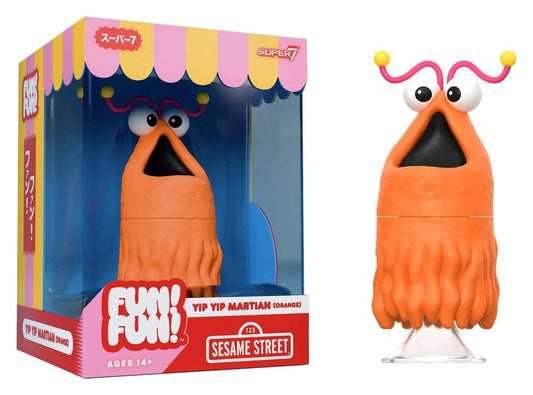 Sesamstraße Fun! Fun! Soft Vinyl Figur Yip Yip Martian (Orange) 18 cm Image 2
