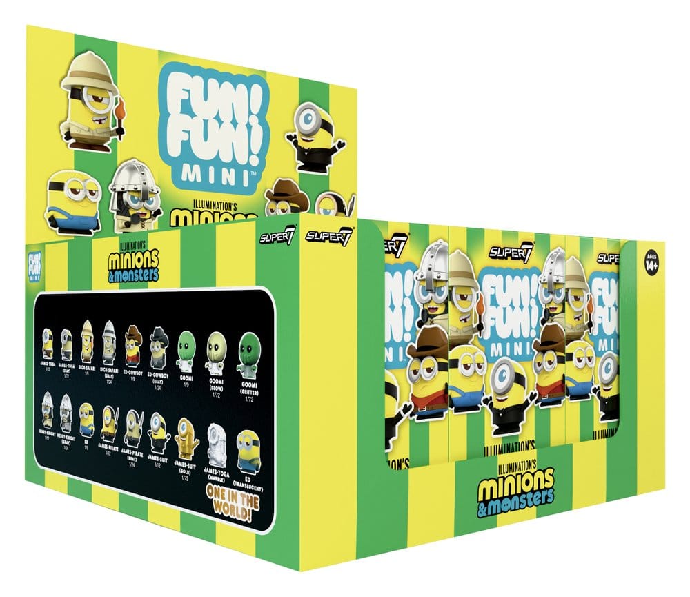 Minions Fun! Fun! Minifiguren Wave 01 Minions & Monsters Blind Box Display (9) Image 1