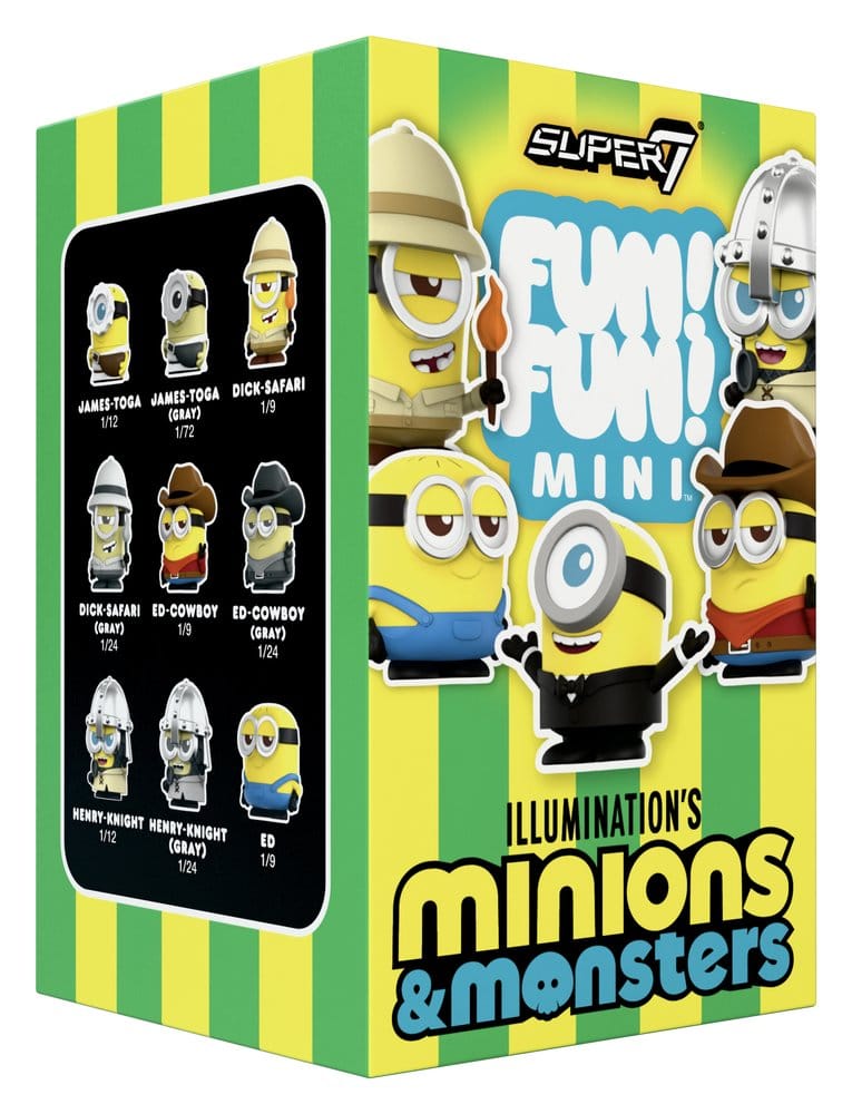 Minions Fun! Fun! Minifiguren Wave 01 Minions & Monsters Blind Box Display (9) Image 2