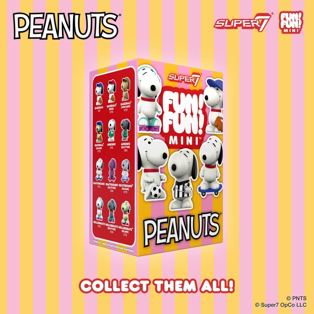 Peanuts Fun! Fun! Minifiguren Wave 01 Athlete Snoopy Blind Box Display (9) Image 4