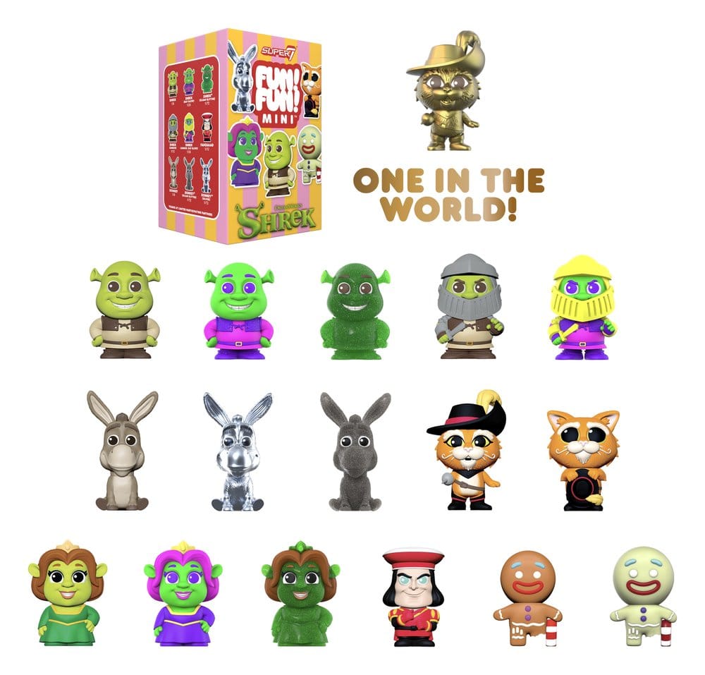 Shrek Fun! Fun! Minifiguren Wave 01 Blind Box Display (9) Image 4