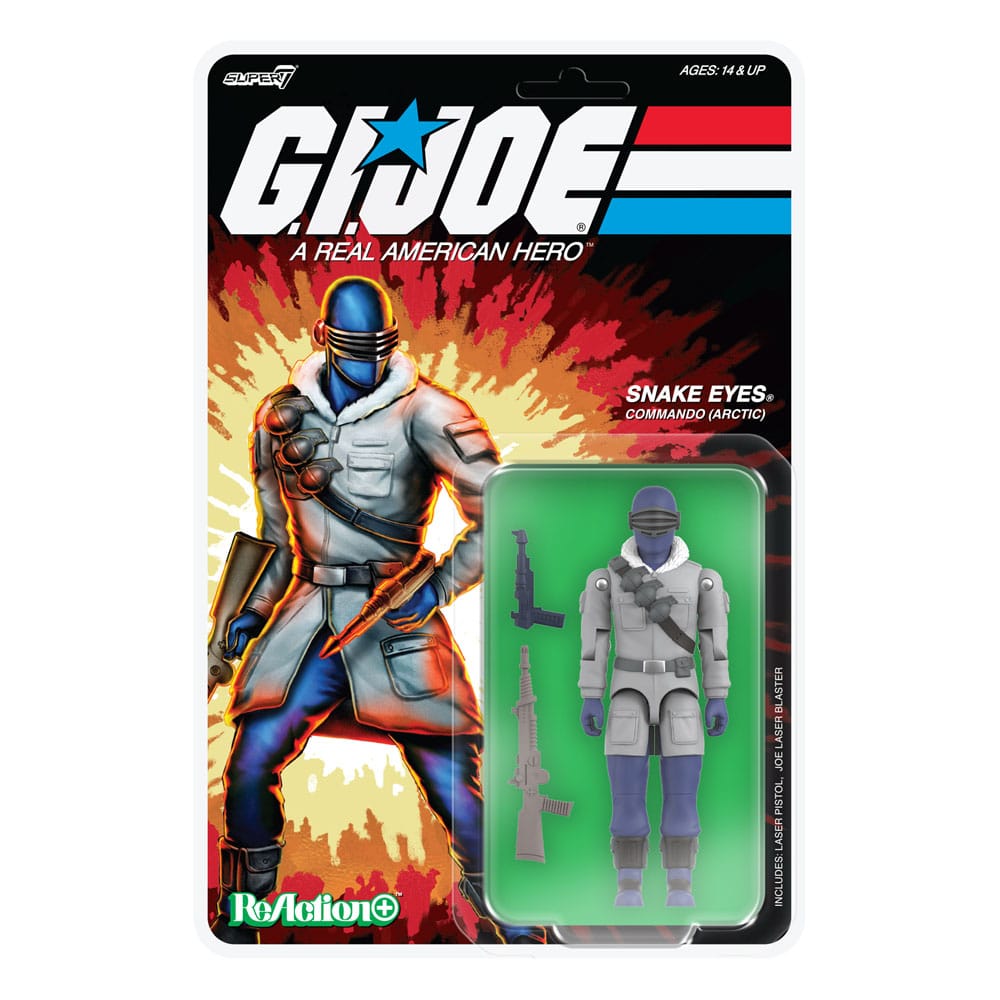 GI Joe (Movie) ReAction+ Actionfigur Wave 5 Arctic Snake Eyes (Movie) 10 cm Image 2