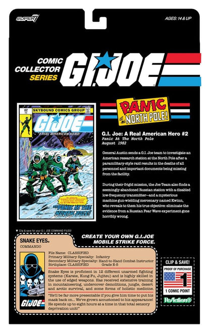 G.I. Joe ReAction+ Actionfigur Snake Eyes (Skybound Comic Box Series, Issue #2) Image 2
