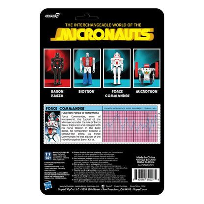Micronauts ReAction+ Actionfigur Wave 02 Force Commander 9 cm Image 3