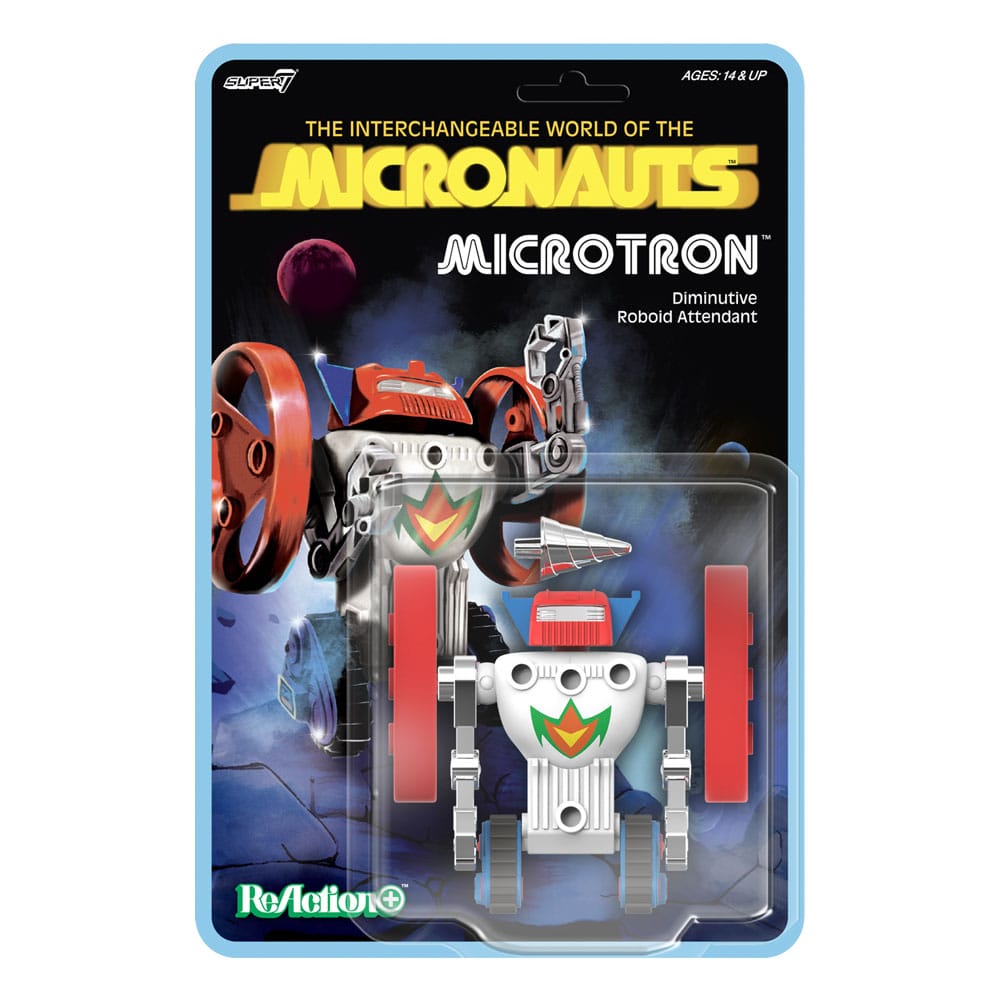 Micronauts ReAction+ Actionfigur Wave 02 Microtron 9 cm Image 2