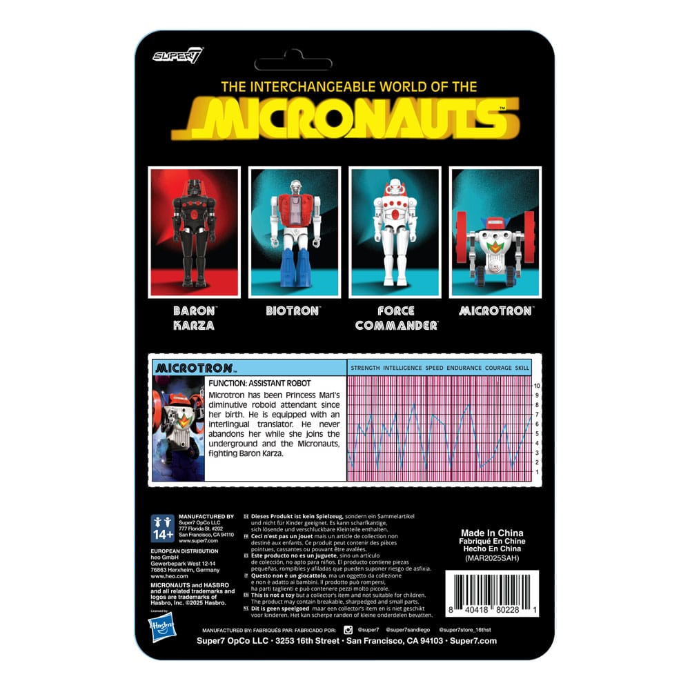 Micronauts ReAction+ Actionfigur Wave 02 Microtron 9 cm Image 3