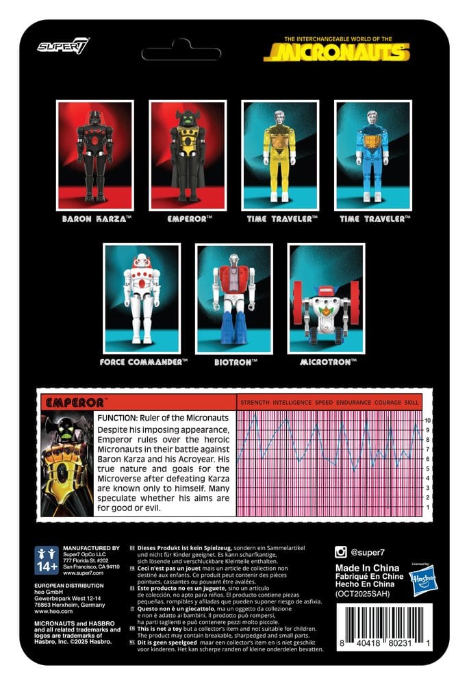 Micronauts ReAction+ Actionfigur Wave 03 Emperor 10 cm Image 3