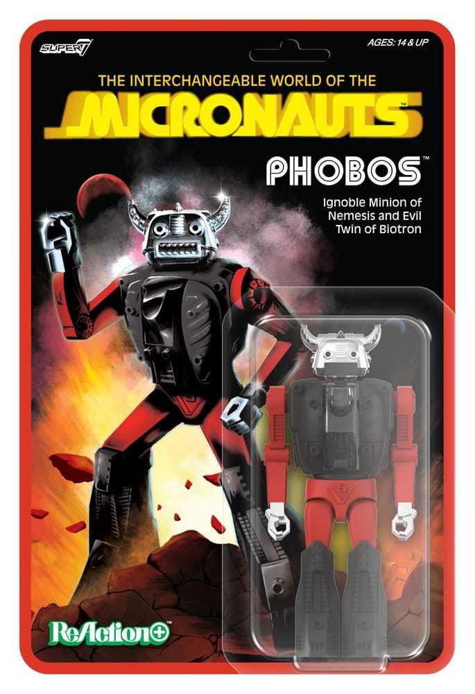 Micronauts ReAction+ Actionfigur Wave 04 Phobos Image 1