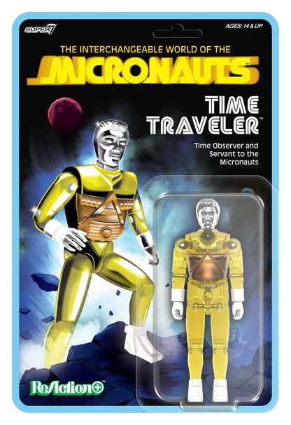 Micronauts ReAction+ Actionfigur Wave 03 Time Traveler (Translucent Yellow) 10 cm Image 2