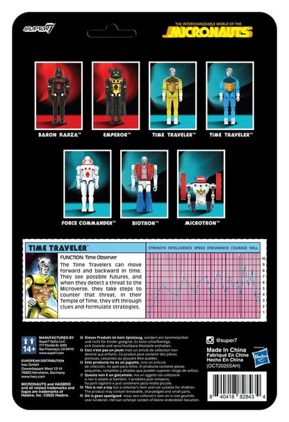 Micronauts ReAction+ Actionfigur Wave 03 Time Traveler (Translucent Yellow) 10 cm Image 3