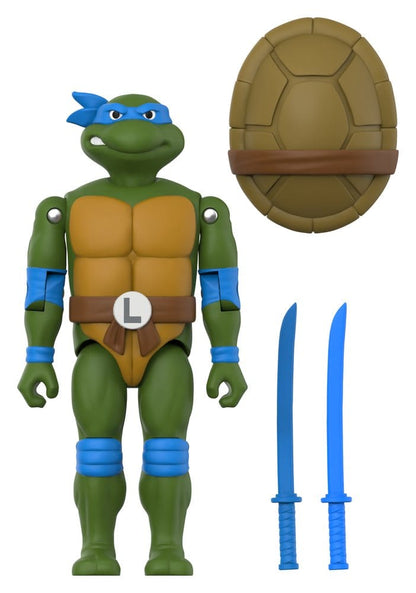 Teenage Mutant Ninja Turtles ReAction+ Actionfigur Wave 02 Leonardo Image 1