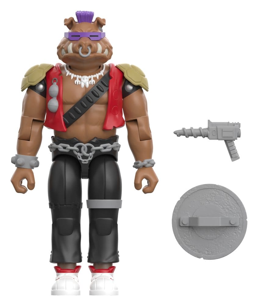 Teenage Mutant Ninja Turtles ReAction+ Actionfigur Wave 02 Bebop Image 1
