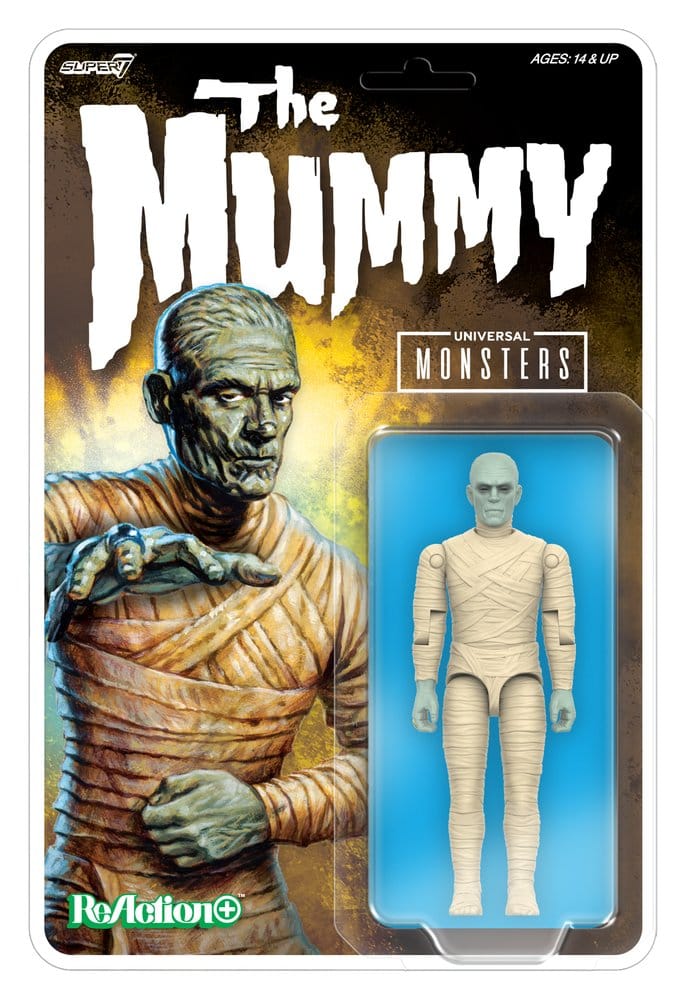 Universal Monsters ReAction+ Actionfigur Wave 02 The Mummy Image 1