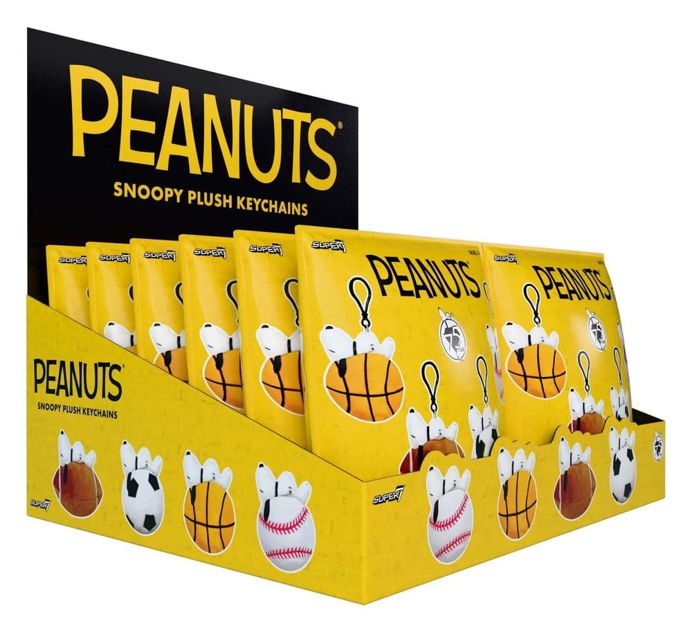 Peanuts Super Duper Plüsch Schlüsselanhänger Blind Bags Wave 1A Display (12) Image 1
