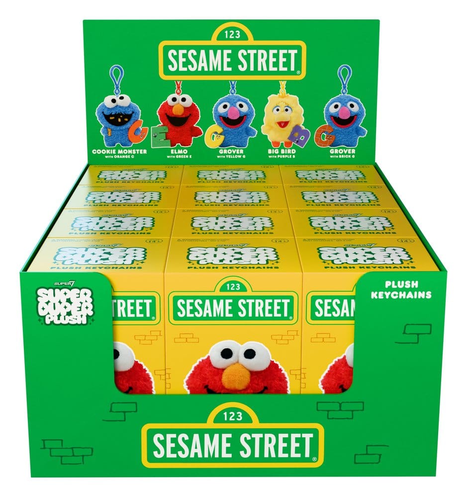 Sesame Street Super Duper Plüschfiguren Wave 01 Blind Box Display (12) Image 3