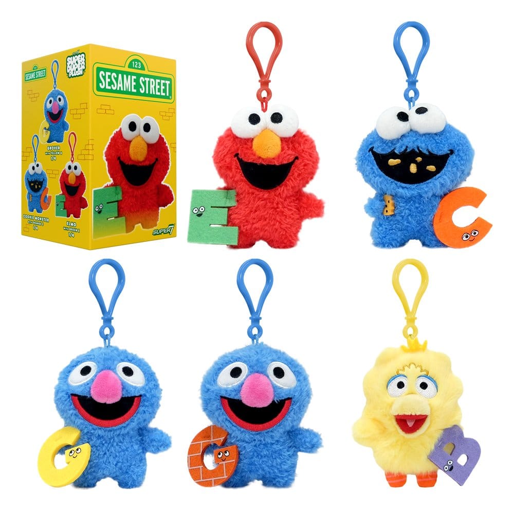 Sesame Street Super Duper Plüschfiguren Wave 01 Blind Box Display (12) Image 4