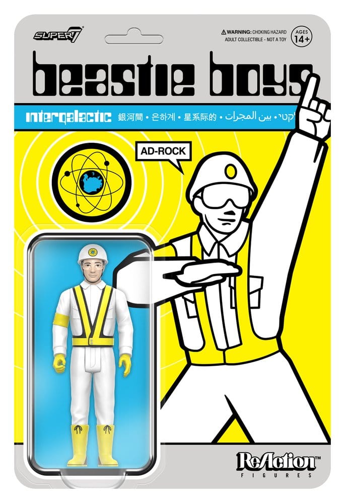 Beastie Boys ReAction Actionfigur Wave 04 Ad-Rock (Intergalactic Crossing Guard) Image 1