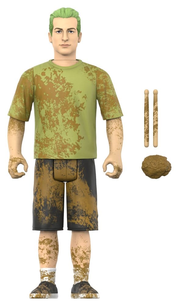Green Day ReAction Actionfigur Wave 01 Tré Cool (Mud Fight) Image 2