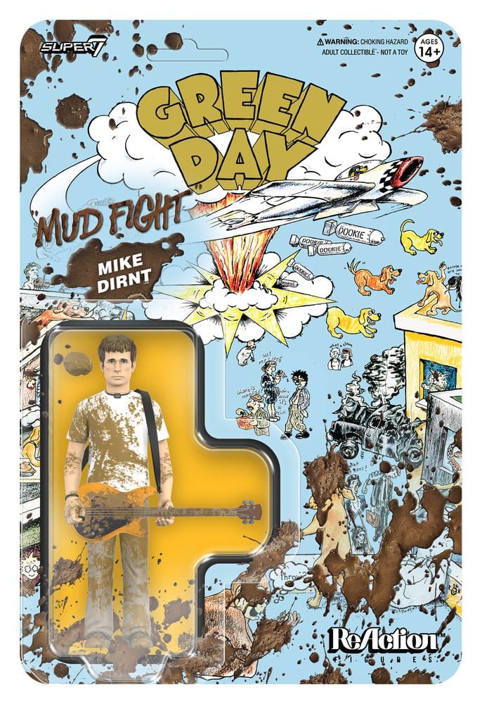 Green Day ReAction Actionfigur Wave 01 Mike Dirnt (Mud Fight) Image 1