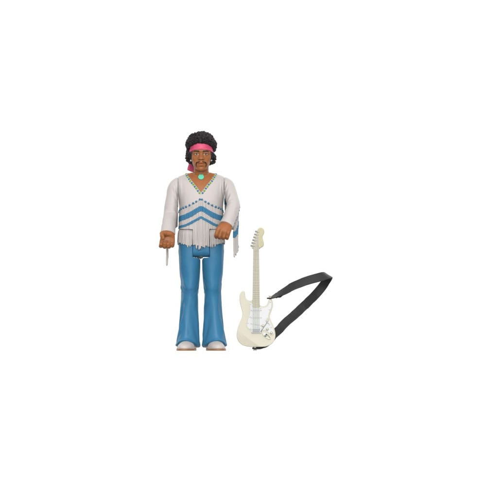 Jimi Hendrix ReAction Actionfigur Jimi Hendrix (Festival) 10 cm Image 3