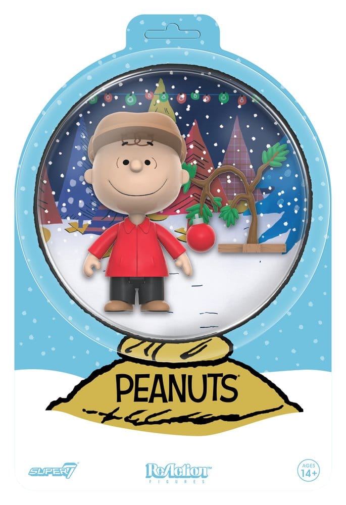 Peanuts ReAction Actionfigur Charlie Brown and Sad Tree (Snow Globe Card Back) Image 1