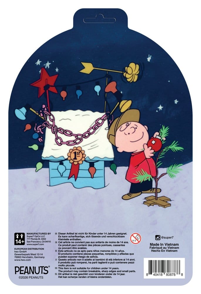 Peanuts ReAction Actionfigur Charlie Brown and Sad Tree (Snow Globe Card Back) Image 2