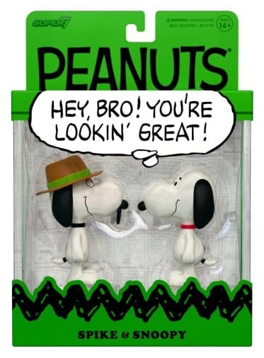 Peanuts ReAction Actionfiguren 2er-Pack Snoopy & Spike 10 cm Image 1