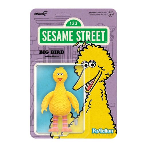 Sesamstraße ReAction Actionfigur Wave 03 Bibo 10 cm Image 1