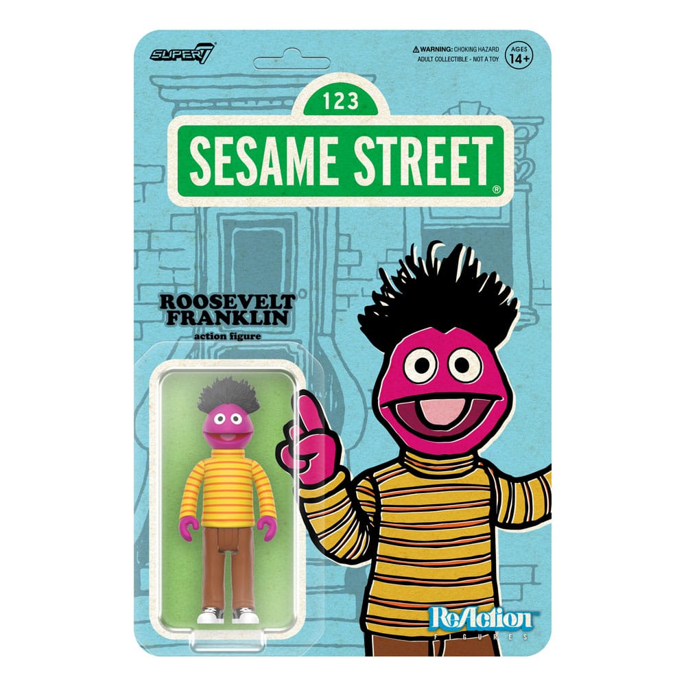 Sesamstraße ReAction Actionfigur Wave 04 Roosevelt Franklin 10 cm Image 3