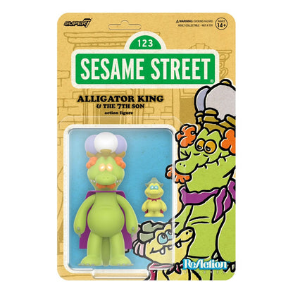 Sesamstraße ReAction Actionfigur Wave 04 Alligator King & 7th Son 10 cm Image 3