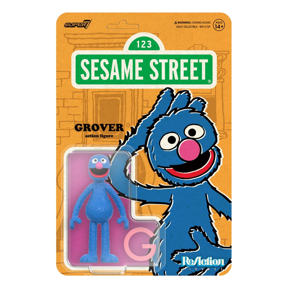 Sesamstraße ReAction Actionfigur Wave 05 Grover 10 cm Image 2