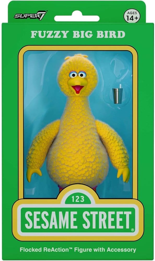 Sesamstraße ReAction Actionfigur Big Bird (Flocked) Image 3
