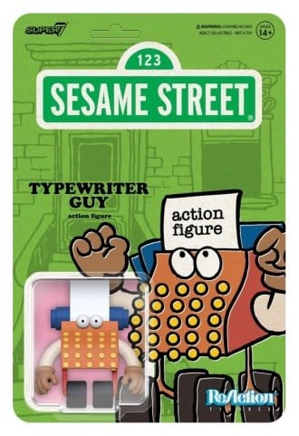 Sesamstraße ReAction Actionfigur Wave 06 Typewriter Guy 10 cm Image 1