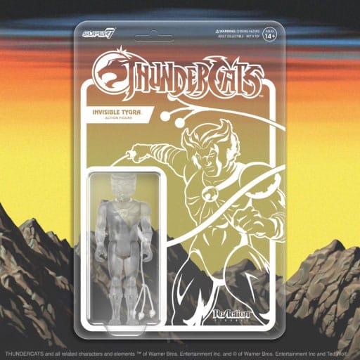 Thundercats ReAction Actionfigur Tygra (Clear) 10 cm Image 1