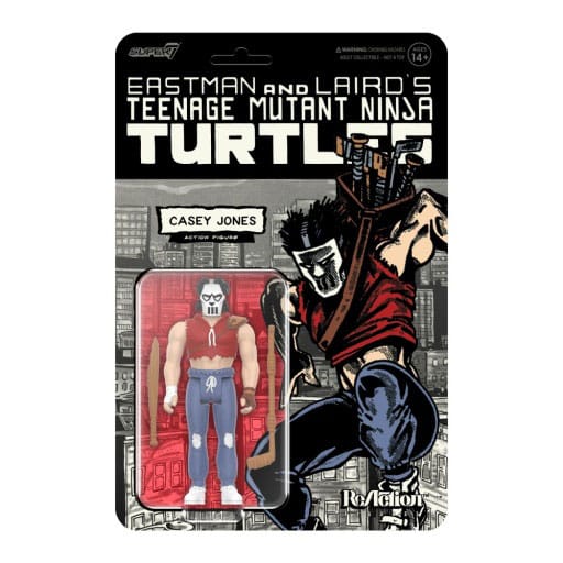 Teenage Mutant Ninja Turtles ReAction Actionfigur Wave 11 Casy Jones (Comic Color) 10 cm Image 1