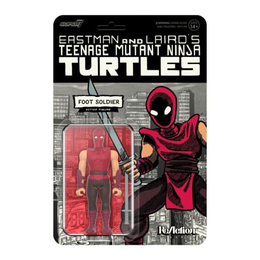 Teenage Mutant Ninja Turtles ReAction Actionfigur Wave 11 Foot Soldier (Comic Color) 10 cm Image 1