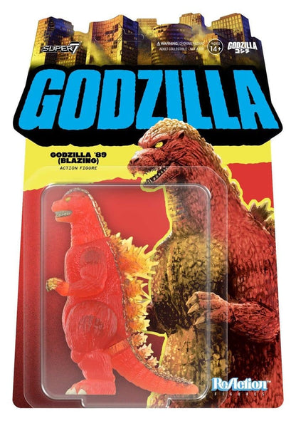 Godzilla Toho ReAction Actionfigur Godzilla - 1989 (Blazing) 10 cm Image 1