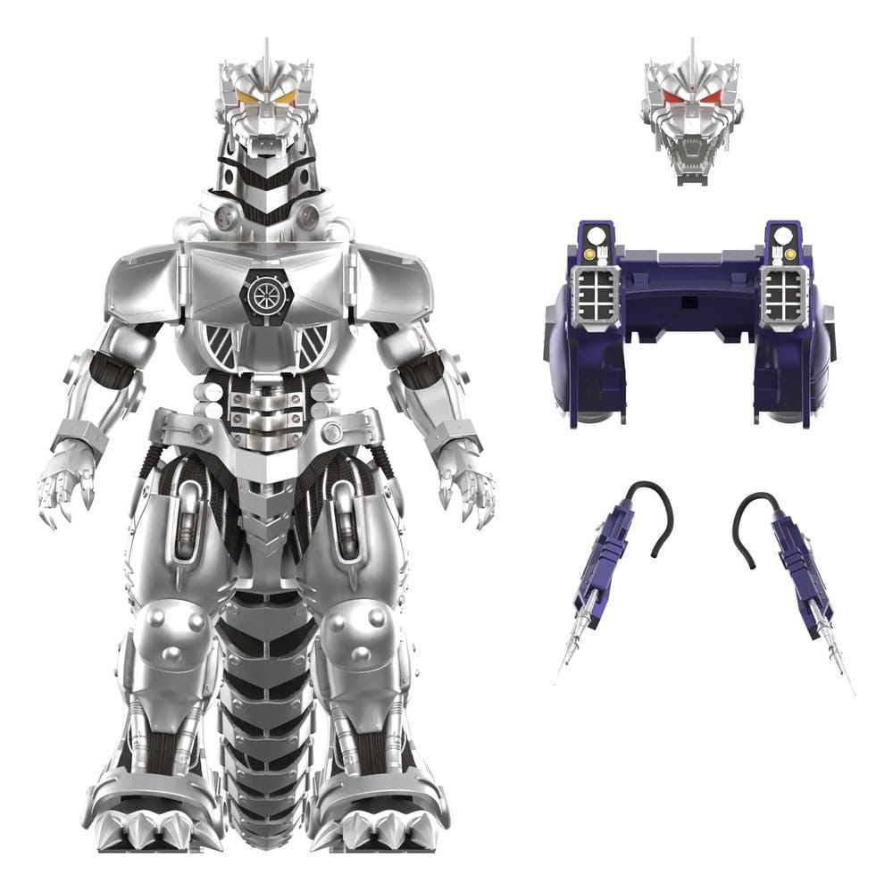 Godzilla Toho ReAction Actionfigur Mechagodzilla (2002) 10 cm Image 4