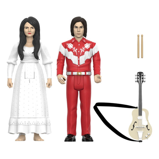 The White Stripes ReAction Actionfiguren 2er-Pack Wave 02 The White Stripes (Elephant) 10 cm Image 1
